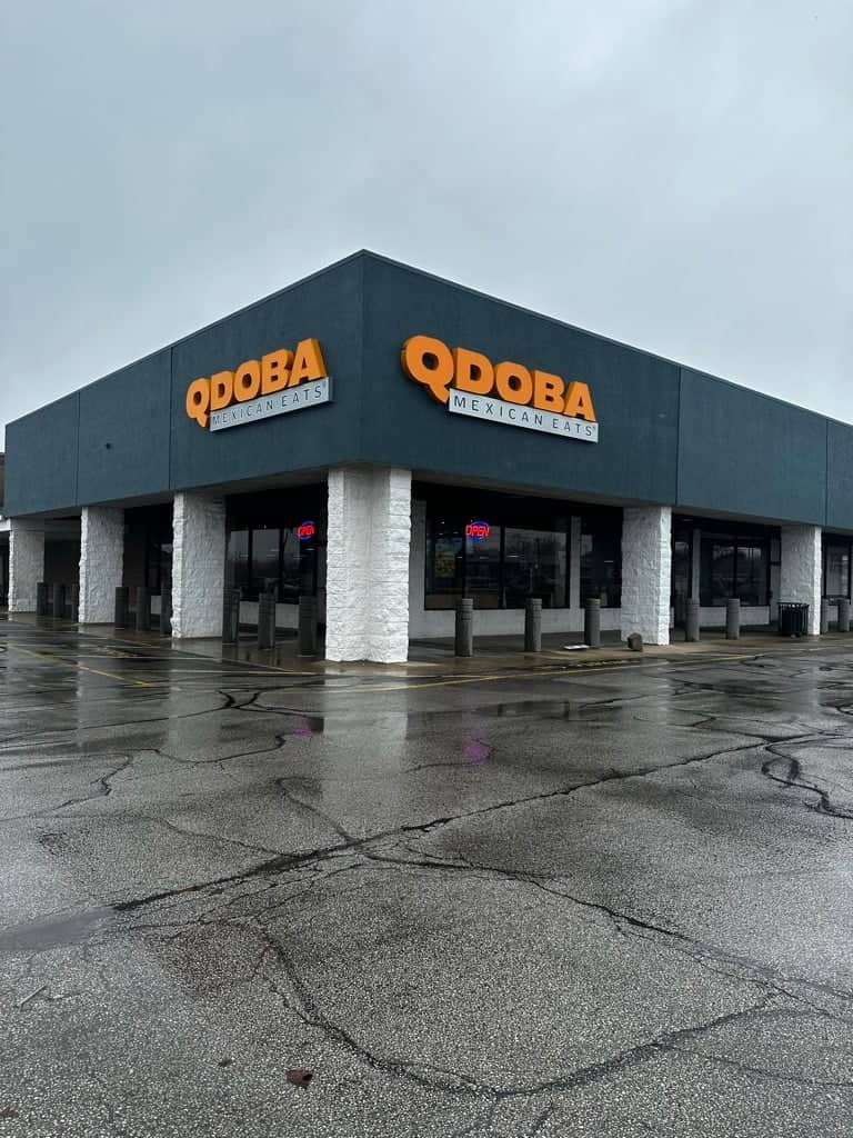 Qdoba storefront and build out